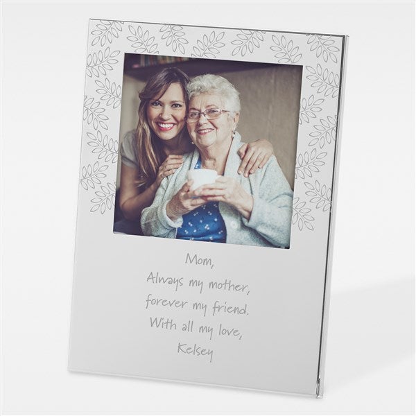 Personalized Write Your Own Message Silver Photo Frame For Her - 42001