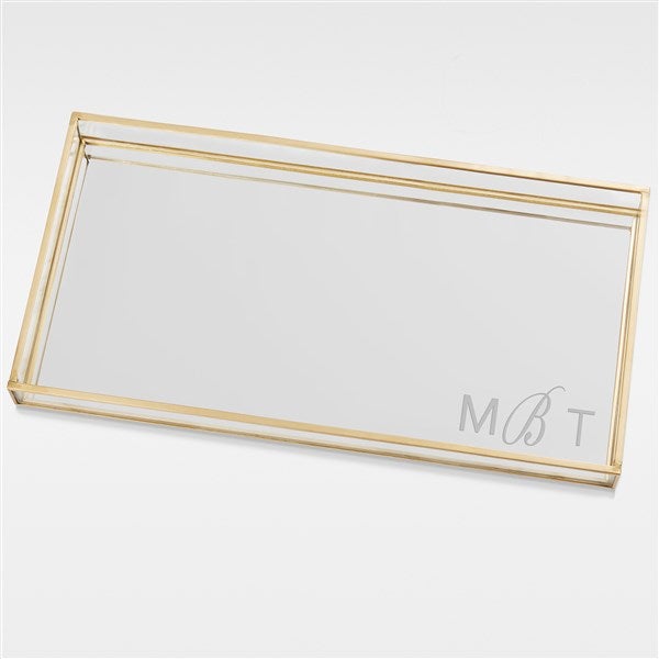 Engraved Birthday Mirrored Vanity Tray - 42039