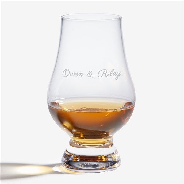 Etched Glencairn® 6.25oz Whiskey Glass For Couples - 42072