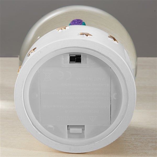 3.94 Inches Unicorn Carousel Snow Globe with Music Color Changing Automatic Snowfall