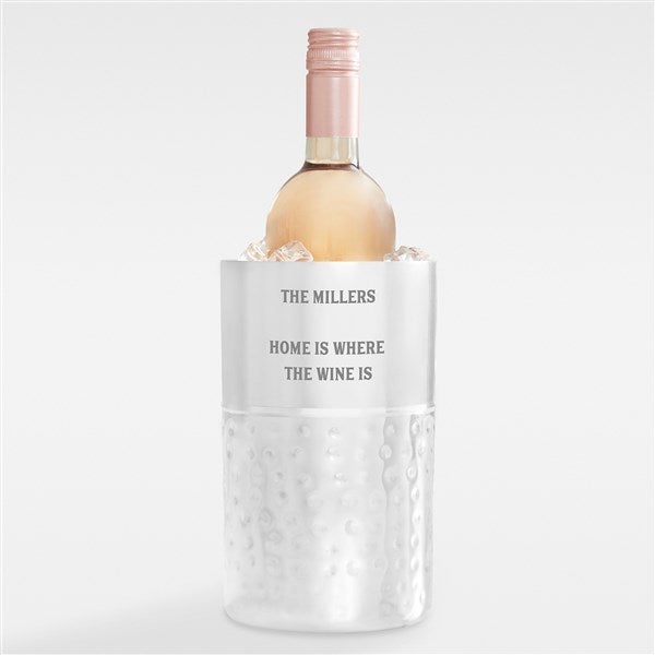 Engraved Housewarming Message Personalized Wine Chiller - 42105