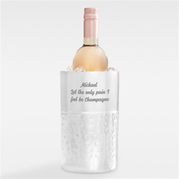 Engraved Message For Him Personalized Wine Chiller - 42108