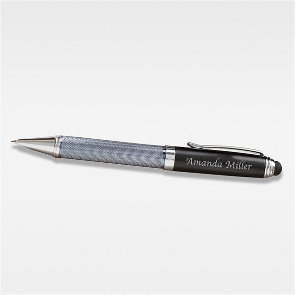 Personalized Graduation Black Stylus Ball-Point Pen - 42210