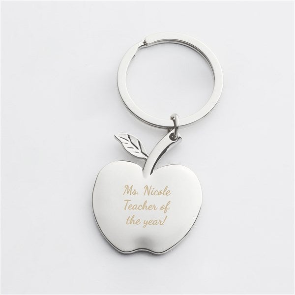 Engraved Recognition Apple Keychain - 42230