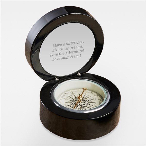 Engraved Graduation Message Navigator Desk Compass - 42365