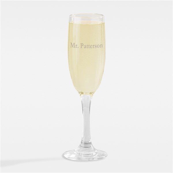 Etched Anniversary Champagne Flute - 42374