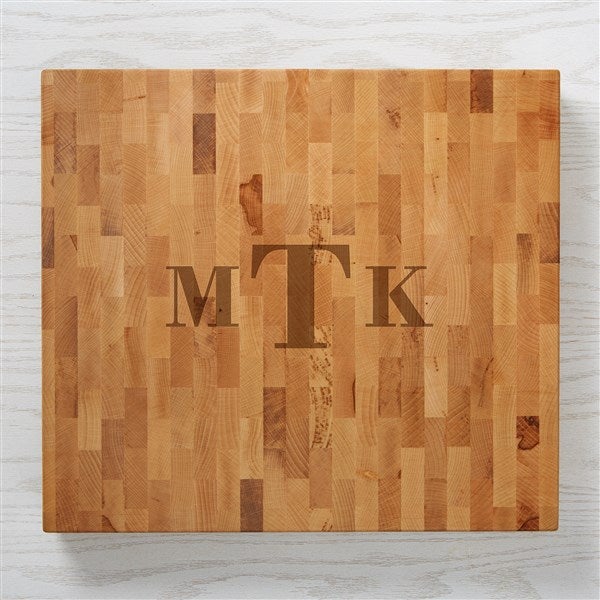 Engraved Engagement Butcher Block Cutting Board - 42394