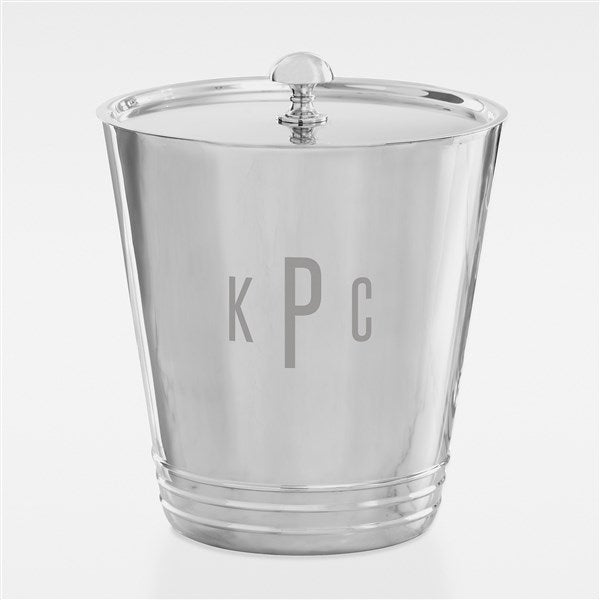 Etched Silver Ice Bucket for Him - 42435