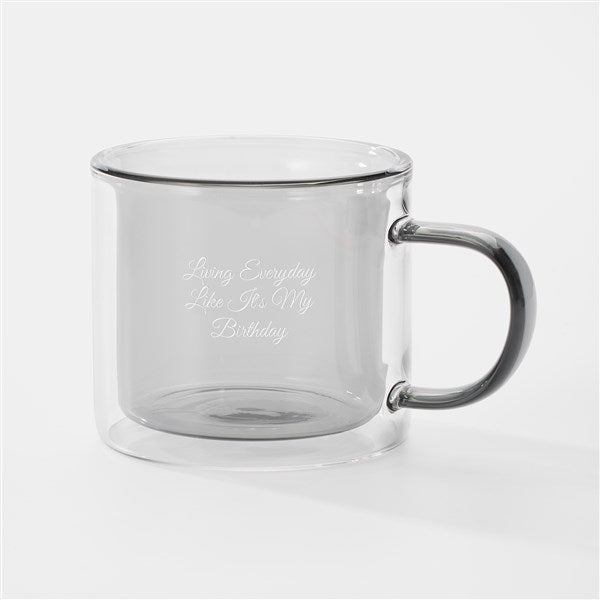 Engraved Birthday Double Wall Mug - 42519
