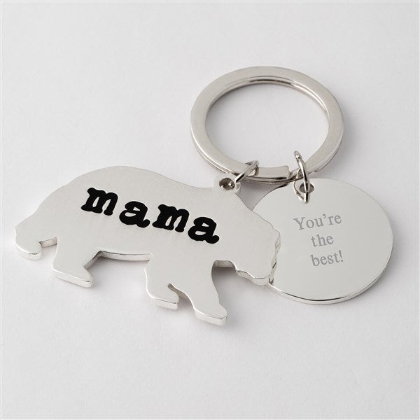 Engraved Mama Bear Keychain for Grandma - 42683
