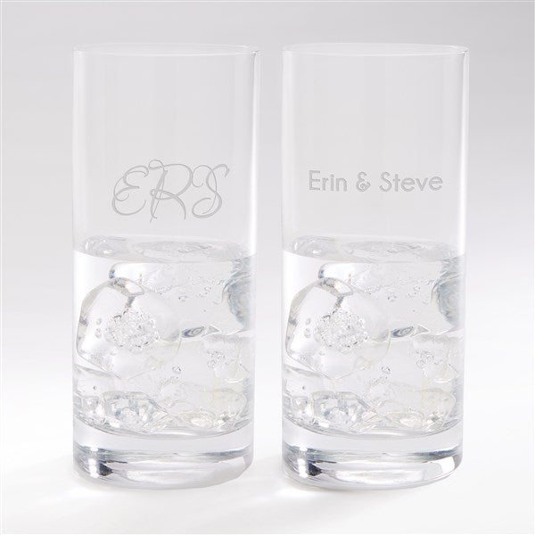 Luigi Bormioli® Engraved 16.25 oz. Wedding Drinking Glass - 42708