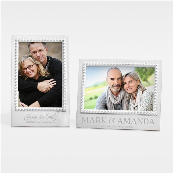 Engraved Mariposa Anniversary Statement Picture Frame