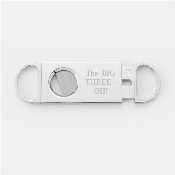Engraved Birthday Cigar Cutter - 42762