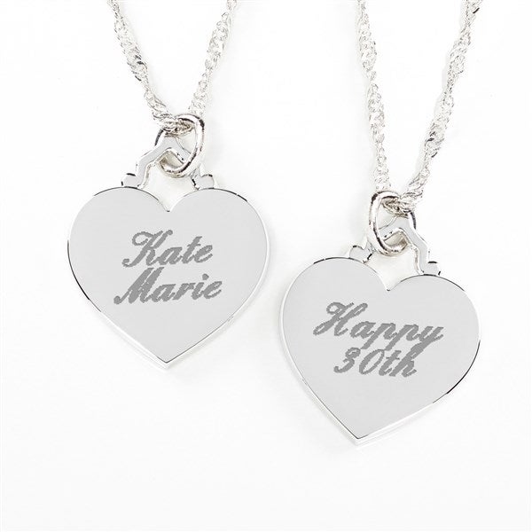 Engraved Birthday Message Necklace - 42828