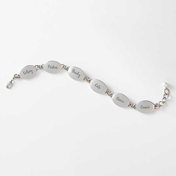 Engraved Linked Bracelet For Grandma - 42836