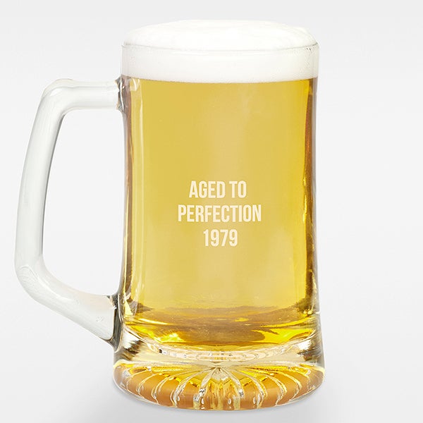 Engraved Birthday Message Beer Glass Collection - 42845
