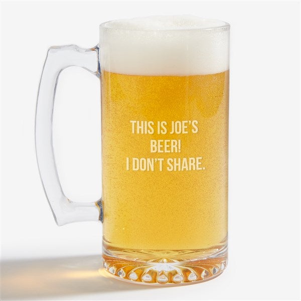 Engraved Message Beer Glass Collection - 42848