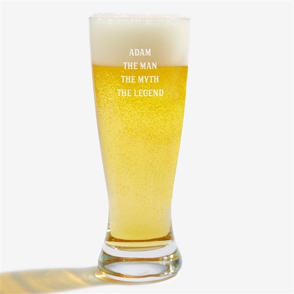 Engraved Message Beer Glass Collection - 42848