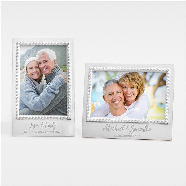 Engraved Mariposa Anniversary Message Statement Frame