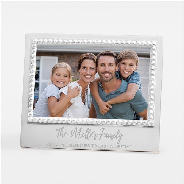 Mariposa Engraved Family Message Statement Picture Frame  - 42880