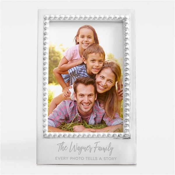 Mariposa Engraved Family Message Statement Picture Frame  - 42880