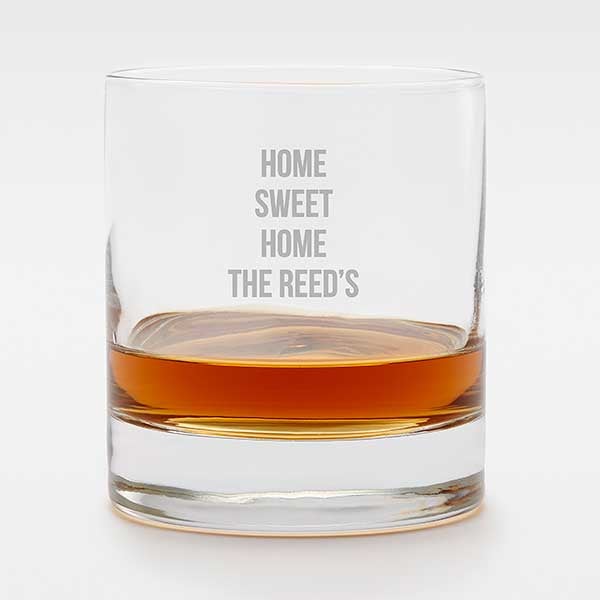 Luigi Bormioli Engraved Housewarming Whiskey Glass - 42937