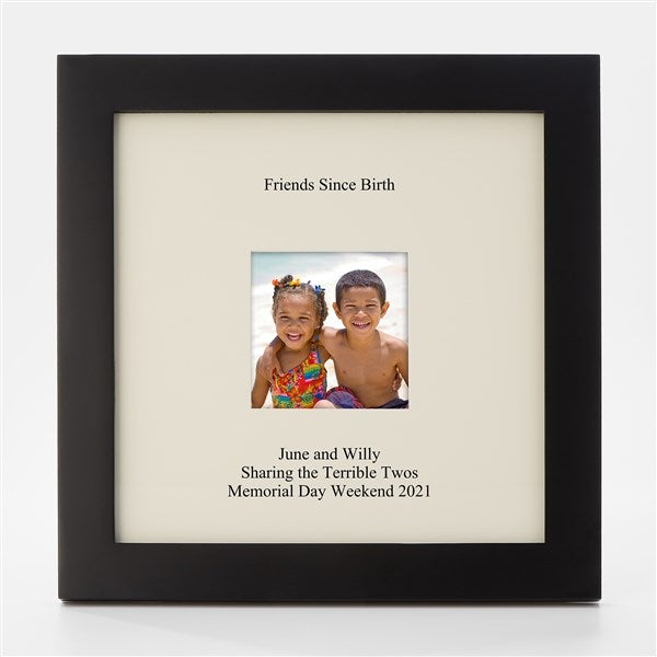 Engraved Friendship Gallery Square Opening Picture Frame  - 43062