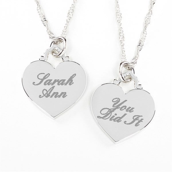 Engraved Graduation Message Necklace - 43192