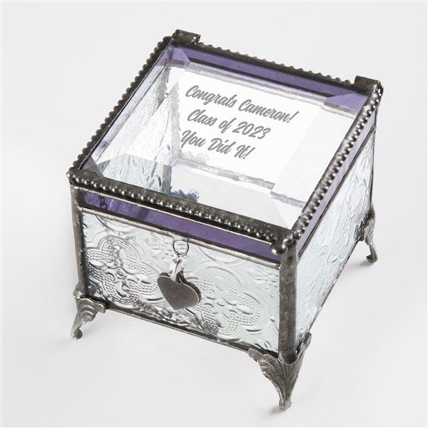 Engraved Graduation Message Jewelry Box - 43200