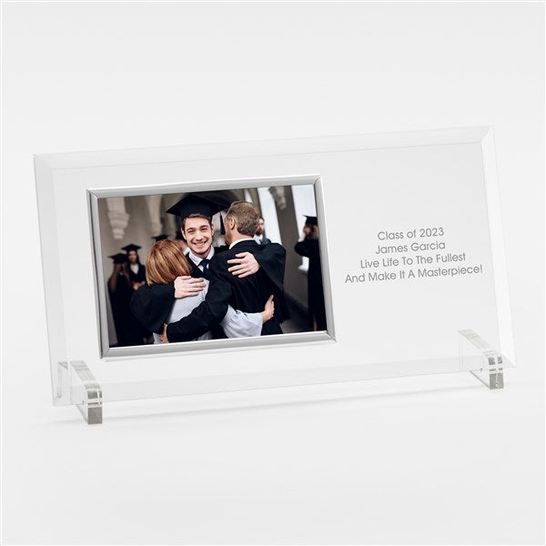 Engraved Graduation Glass Horizontal Picture Frame  - 43203
