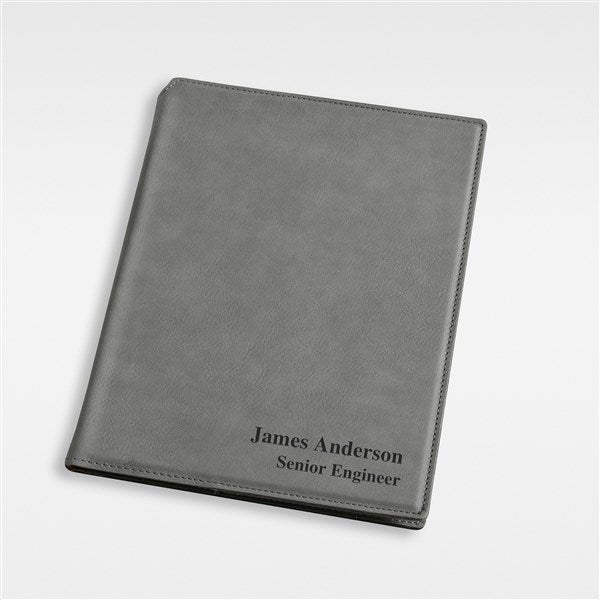 Engraved Junior Portfolio For Him  - 43258