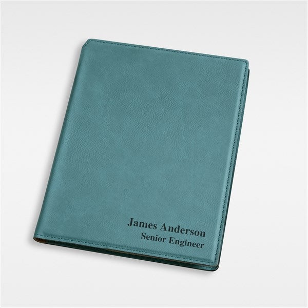 Engraved Junior Portfolio For Him  - 43258