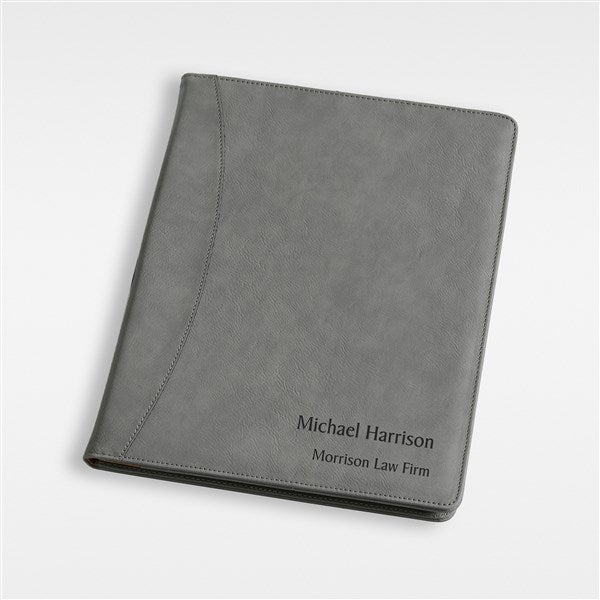 Engraved Full Pad Portfolio For Him - 43261