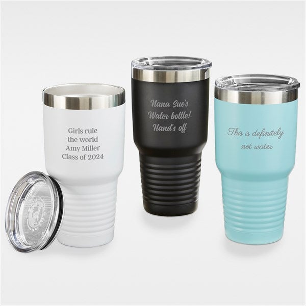 Write Your Own Engraved 30 oz. Stainless Steel Tumbler - 43268