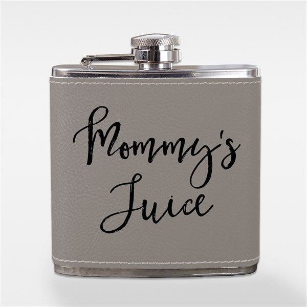 Engraved Leatherette 6 oz. Flask For Her - 43294