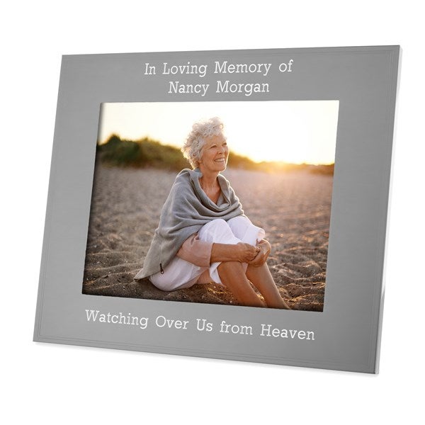 Engraved Memorial Tremont Gunmetal 8x10 Picture Frame   - 43373