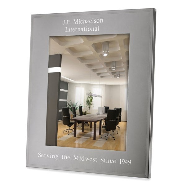 Engraved Office Tremont Gunmetal 8x10 Picture Frame    - 43374