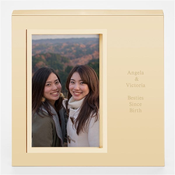 Engraved Friend Gold Uptown 4x6 Picture Frame - 43392