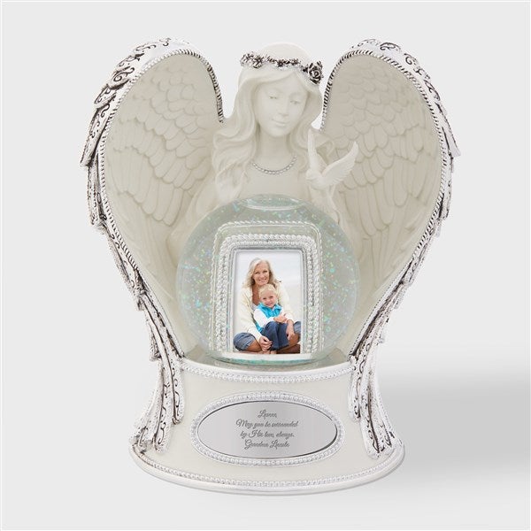 Engraved Religious Guardian Angel Snow Globe  - 43426