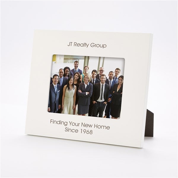 Engraved Business Everyday White 5x7 Picture Frame  - 43457