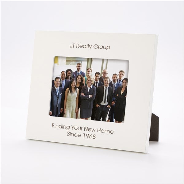Engraved Business Everyday White 5x7 Picture Frame - 43457