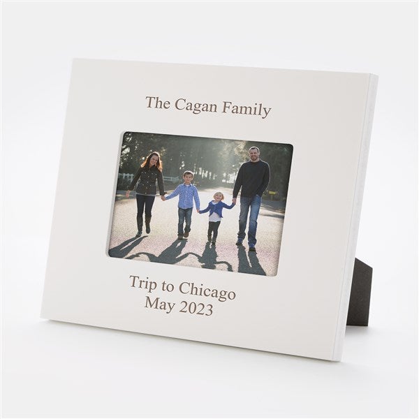 Engraved Family Everyday White 4x6 Picture Frame  - 43468