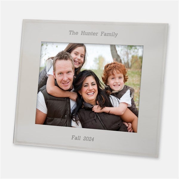 Engraved Family Tremont Silver 8x10 Picture Frame  - 43753
