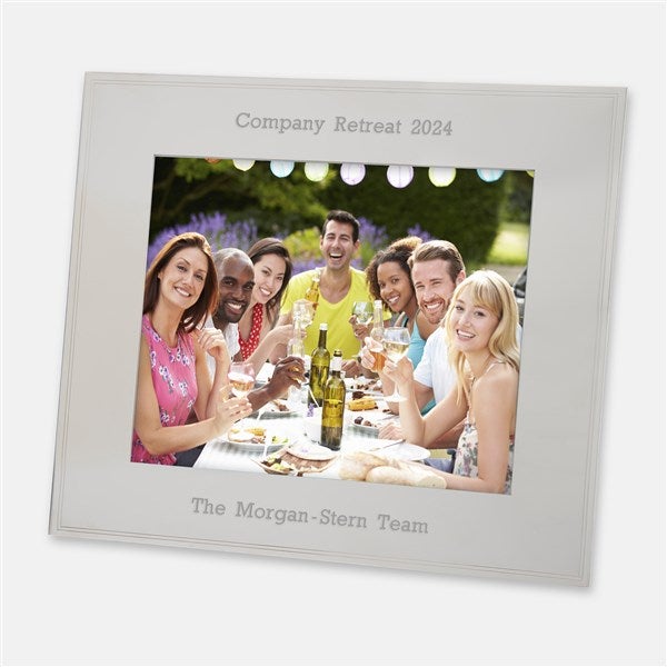 Engraved Business Tremont Silver 8x10 Picture Frame    - 43759