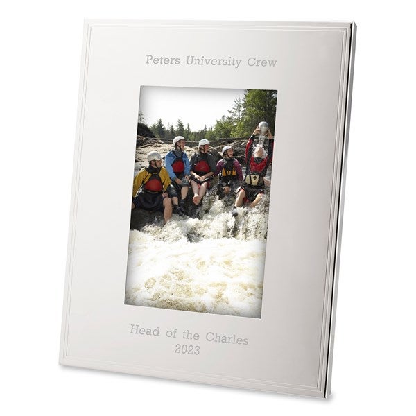 Engraved Friends Tremont Silver 4x6 Picture Frame  - 43775