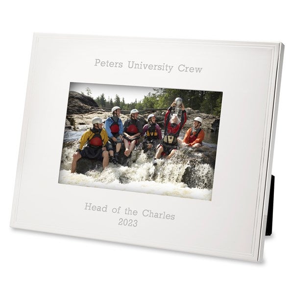 Engraved Friends Tremont Silver 4x6 Picture Frame  - 43775