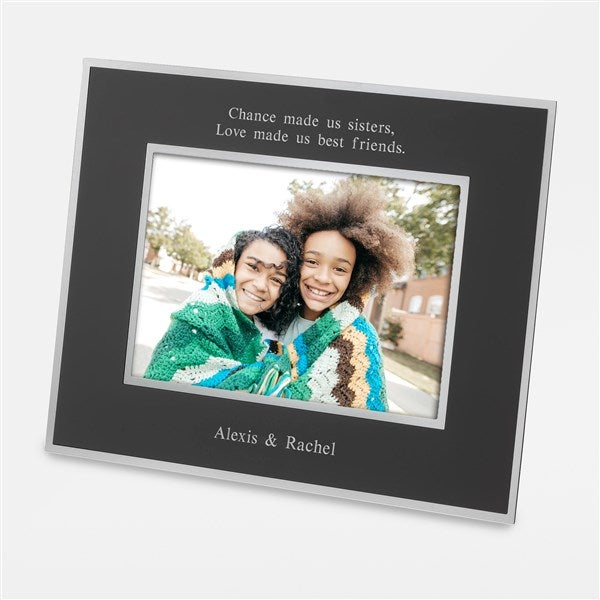 Kids Engraved Flat Iron Black 5x7 Picture Frame - 43809