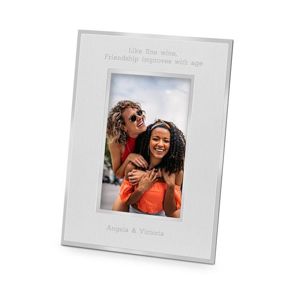 Friends Personalized Flat Iron Silver Picture Frame