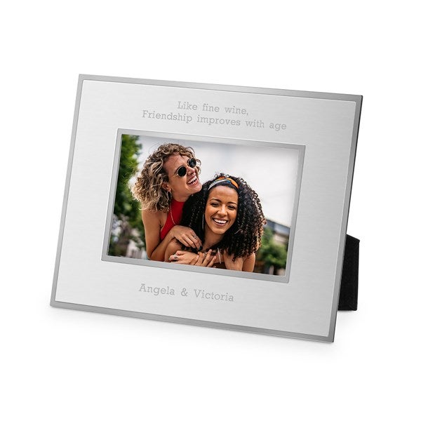 Friends Personalized Flat Iron Silver Picture Frame - 43825