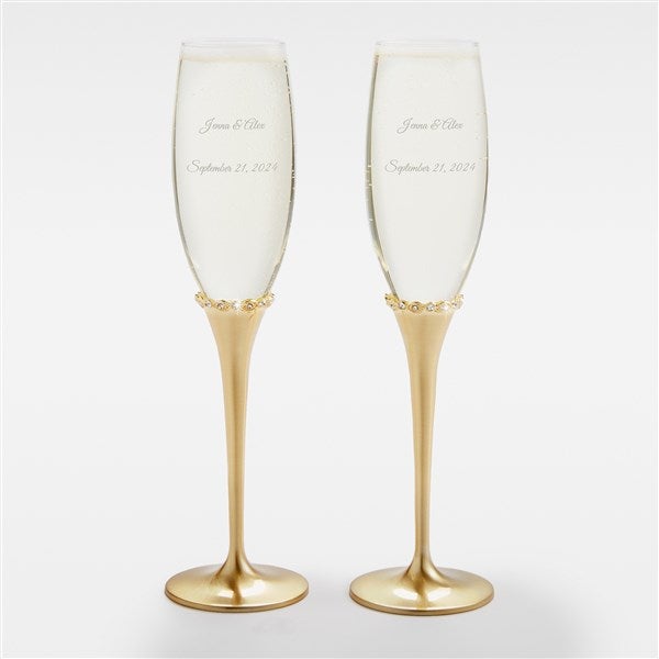 Personalize Wedding Princess Flute Set - 43990